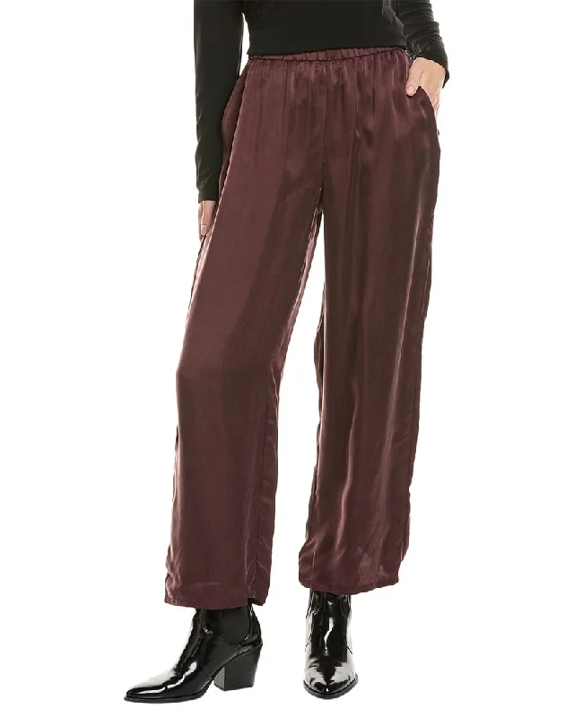 Eileen Fisher Ankle Wide Pant Formal Linen Trousers