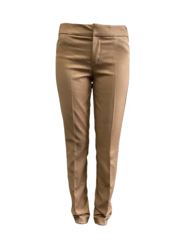 ECRU Women's Camel Casual Madison Pants #1620PS 00 NWT Classic Stretch Pants