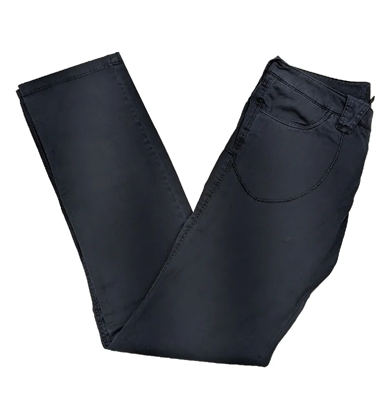 GANT Women's Marine Lycra Twill Pants 414614 Size 8 Long NWT Trendy Velvet Pants