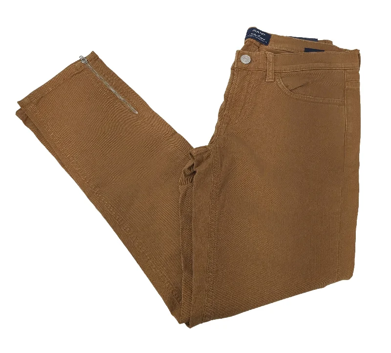 GANT Women's Peanut Colored Kelly Cropped Pants 410948 $198 NWT Elegant Dress Pants