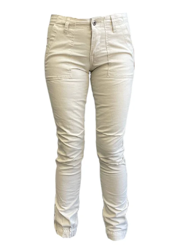 LOST IN LUNAR Women's Beige Road to Nowhere Pants Size US 4 NWT Soft Wool Pants