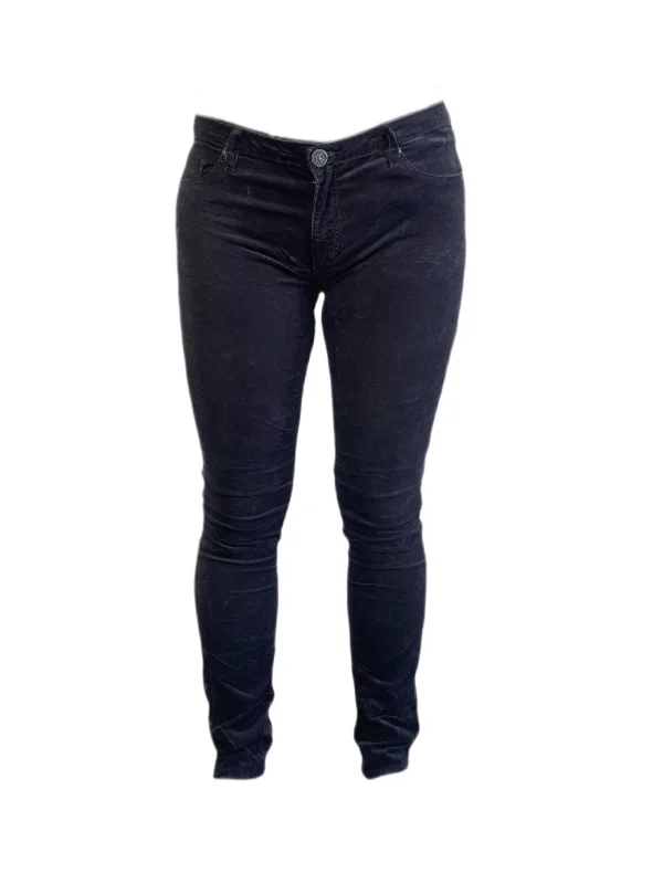 Maison Scotch Women's Black Soft Low Rise Pants #792 NWT Formal Slim Pants