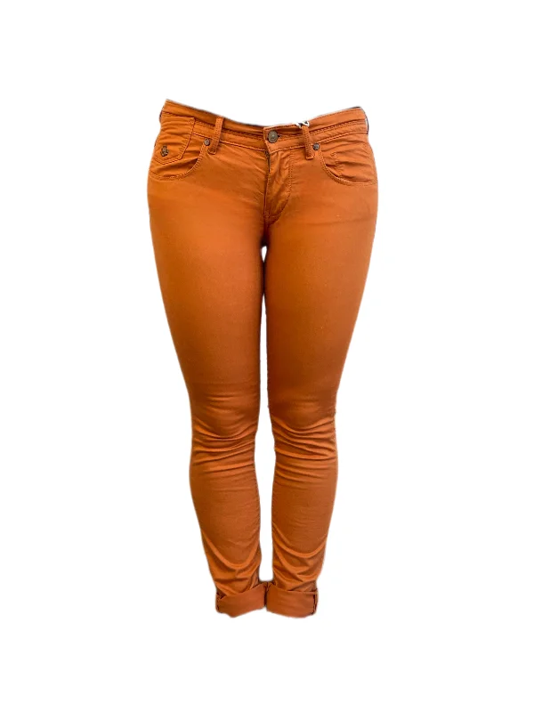 Maison Scotch Women's Orange Skinny Stretchy Pants #726 27/32 NWT Relaxed Lounge Trousers Maison Scotch Women's Orange Skinny Stretchy Pants #726 27/32 NWT Relaxed Lounge Trousers