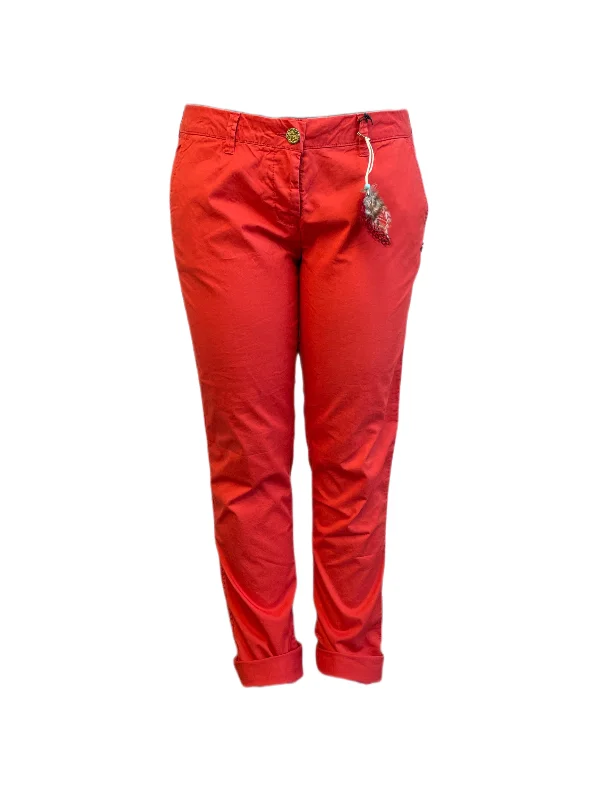 Maison Scotch Women's Red Lightweight Chinos Pants #788 30/32 NWT Comfortable Wide-Leg Pants Maison Scotch Women's Red Lightweight Chinos Pants #788 30/32 NWT Comfortable Wide-Leg Pants