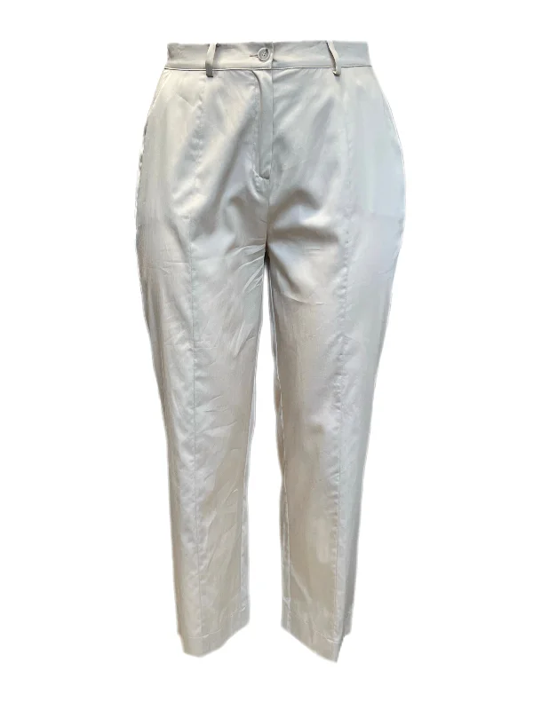 Marina Rinaldi Women's Beige Ritmo Cotton Straight Pants Size 12W/21 NWT Fashionable Jogger Pants Marina Rinaldi Women's Beige Ritmo Cotton Straight Pants Size 12W/21 NWT Fashionable Jogger Pants