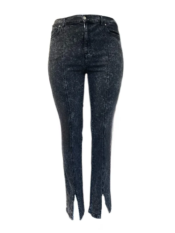 Marina Rinaldi Women's Black Ideale Slimm Pants NWT Casual Drawstring Pants