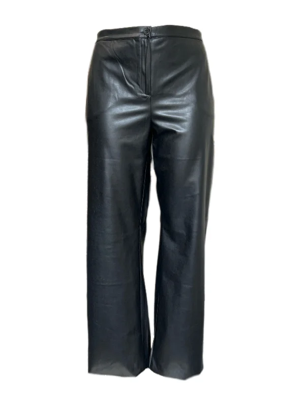 Marina Rinaldi Women's Black Recita Straight Leg Pants Size 24W/33 NWT Elegant Wool Trousers Marina Rinaldi Women's Black Recita Straight Leg Pants Size 24W/33 NWT Elegant Wool Trousers