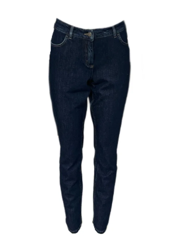 Marina Rinaldi Women's Blue Ines Slimme Denim Pants Size 8W/17 NWT Comfy Cargo Trousers Marina Rinaldi Women's Blue Ines Slimme Denim Pants Size 8W/17 NWT Comfy Cargo Trousers