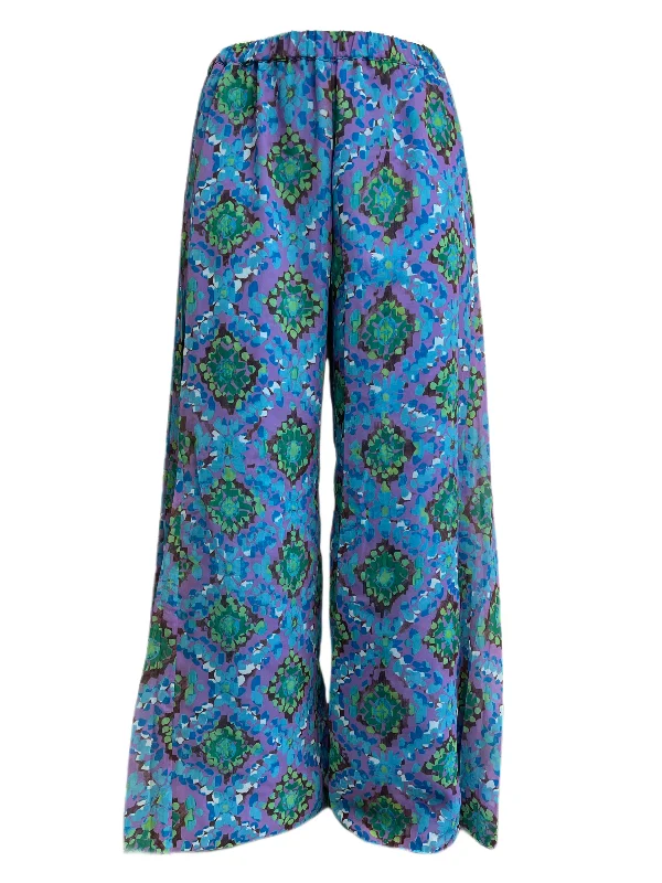 Marina Rinaldi Women's Blue Rondine Straight Leg Pants NWT Comfortable Jogging Pants Marina Rinaldi Women's Blue Rondine Straight Leg Pants NWT Comfortable Jogging Pants