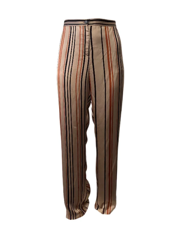 Marina Rinaldi Women's Cammel Remare Straight Leg Pants NWT Chic Black Leggings