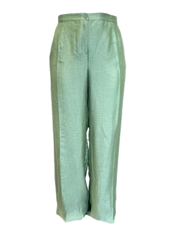 Marina Rinaldi Women's Green Rapallo High Rise Straight Pants Size 20W/29 NWT Classic Flared Pants Marina Rinaldi Women's Green Rapallo High Rise Straight Pants Size 20W/29 NWT Classic Flared Pants