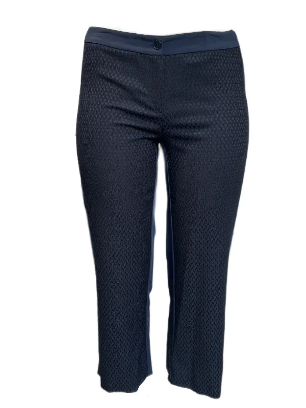 Marina Rinaldi Women's Navy Rapa Straight Leg Pants Size 8W/17 NWT Fashionable Work Pants Marina Rinaldi Women's Navy Rapa Straight Leg Pants Size 8W/17 NWT Fashionable Work Pants