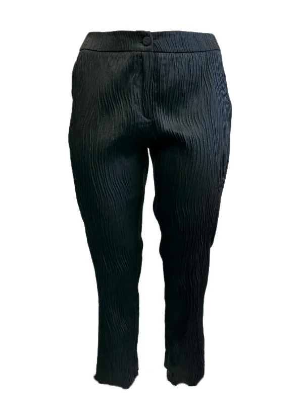 Marina Rinaldi Women's Nero Rabat Straight Leg Pants Size 12W/21 NWT Formal Stretch Pants Marina Rinaldi Women's Nero Rabat Straight Leg Pants Size 12W/21 NWT Formal Stretch Pants
