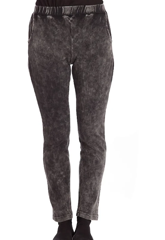 Pocket Pant In Charcoal Soft Sweatpants Style