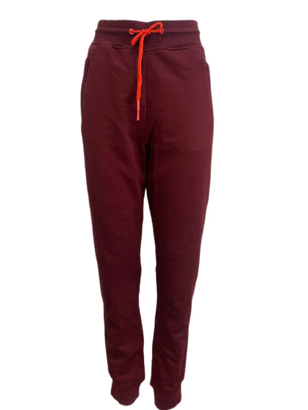 SCOTCH & SODA Women's Bordo Fleece Joggers Pants #475 L NWOT Soft Wool Pants