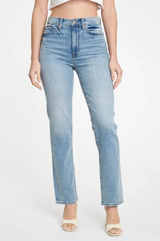 Smarty Pants High Rise Slim Straight In Wink Comfortable Jogger Trousers