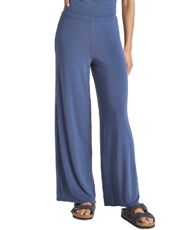 Splendid Everywhere Lyr Cashmere-Blend Wide Leg Pant Classic Pleated Pants