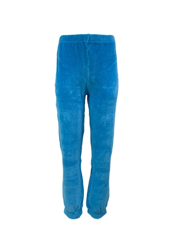SUZIE KONDI Women's Turquoise Velour Slim Harem Pants #SK1908 M NWT Relaxed Lounge Trousers SUZIE KONDI Women's Turquoise Velour Slim Harem Pants #SK1908 M NWT Relaxed Lounge Trousers