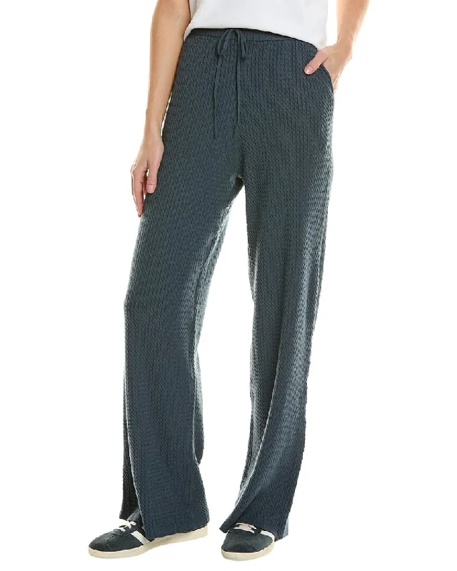 WeWoreWhat Pull-On Straight Leg Pant Cozy Full-Length Pants