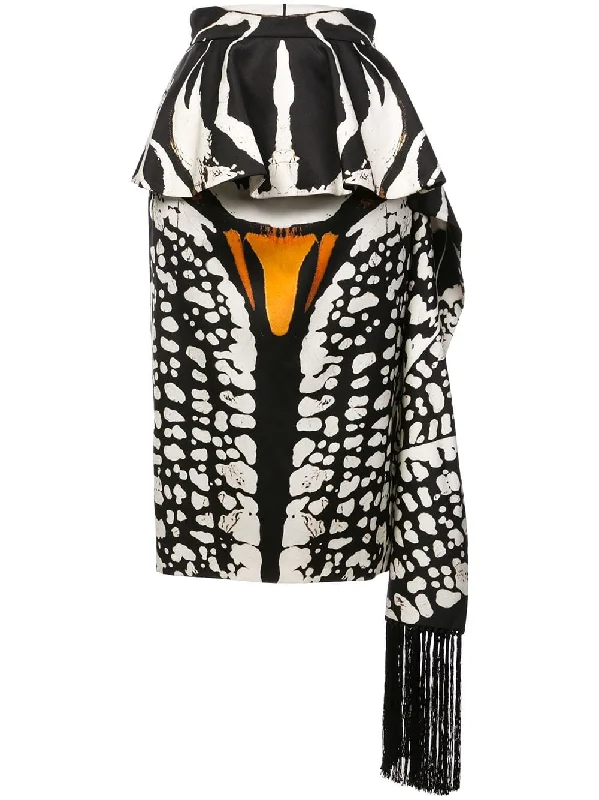 animal print pencil skirt silk skirt elegant