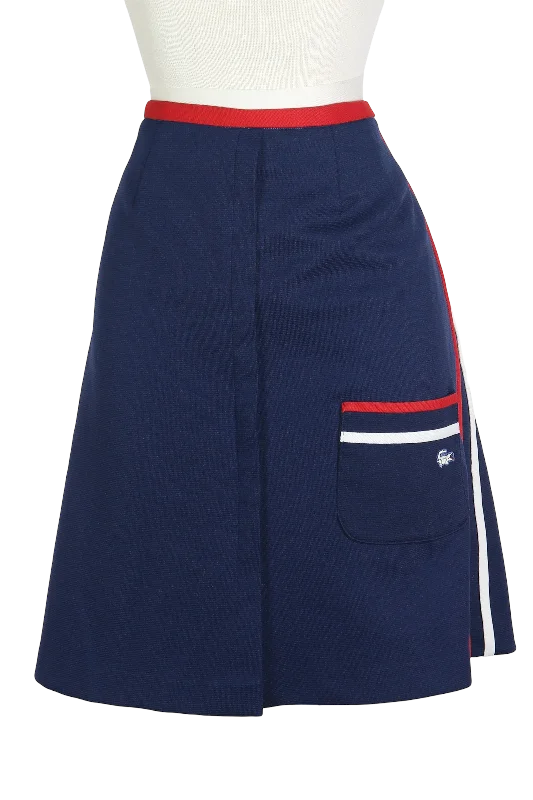 70s Kaymaker Blue/Rd/Wht Athletic Skort                  w31 slim fit skirt