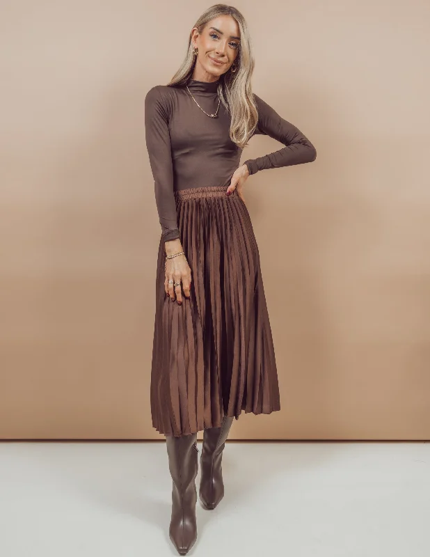 Alessia Pleated Skirt mini skirt trendy