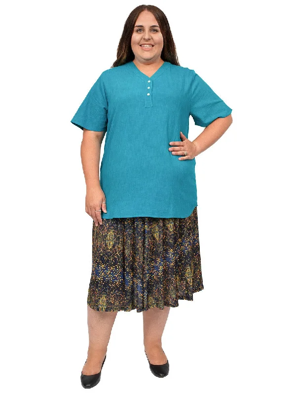 Bernice Skirt - Print* cashmere skirt fine