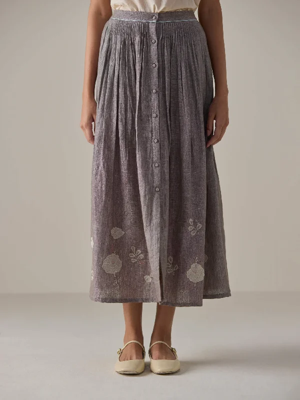 Clay Story Skirt leather skirt sleek