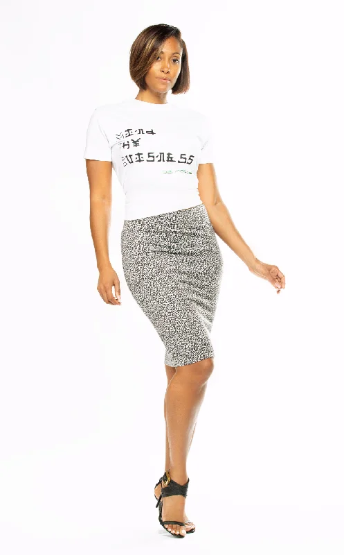 Brandy Pencil Skirt velvet skirt luxury