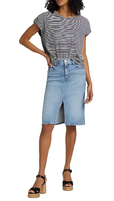 Ditcher Midi Skirt denim skirt casual