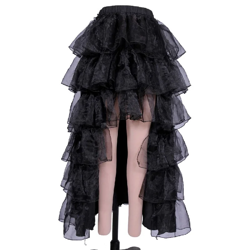 Gormlaith Polyester Organza Skirt linen skirt airy