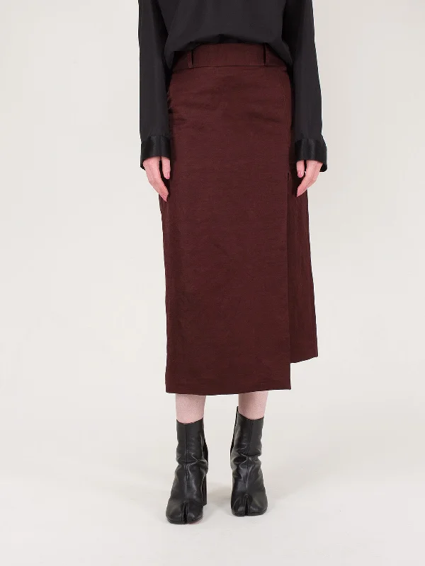 Pencil Skirt Amalfi Chocolat lace skirt romantic
