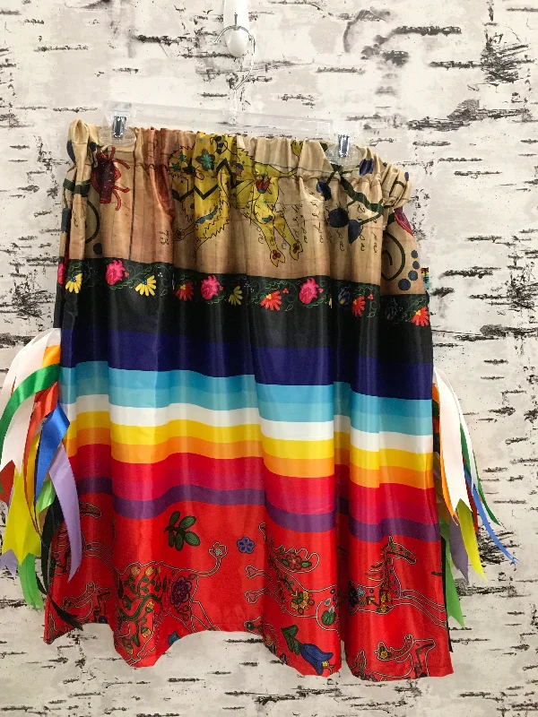 Handmade Floral Buffalo Berry Ribbon Skirt velvet skirt plush