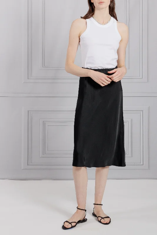 Jil Sander | Midi Skirt leather skirt refined