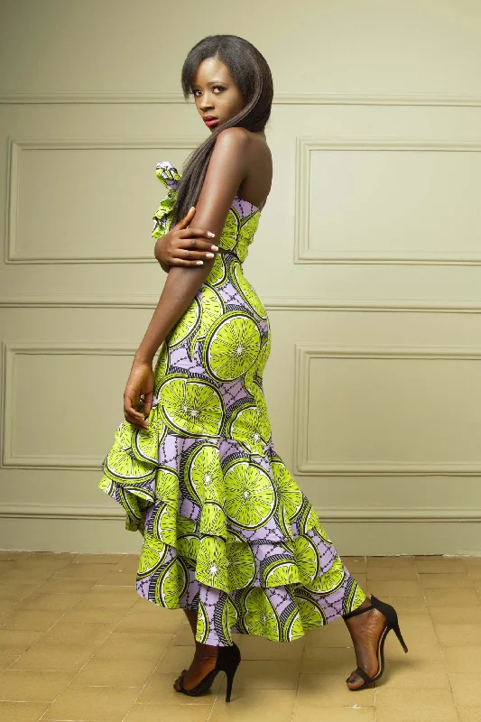 African Print Lala Skirt cashmere skirt rich