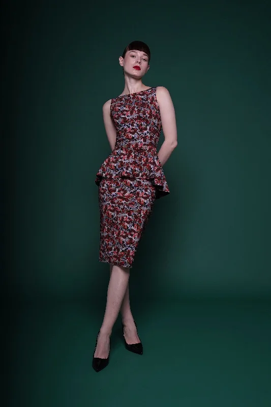LUMI PRINTED SKIRT  cashmere skirt fine