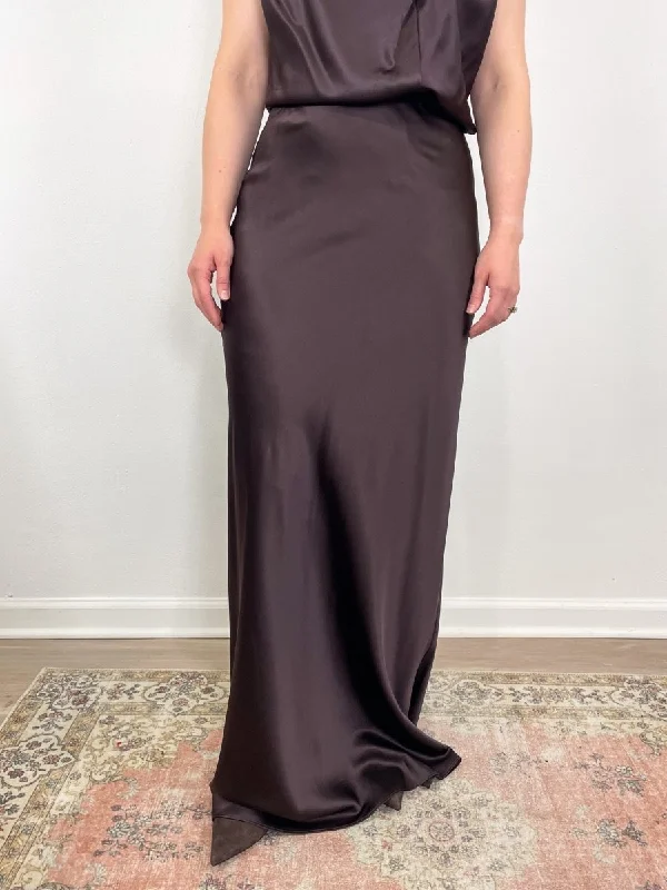 Medina Skirt in Dark Chocolate lace skirt elegant