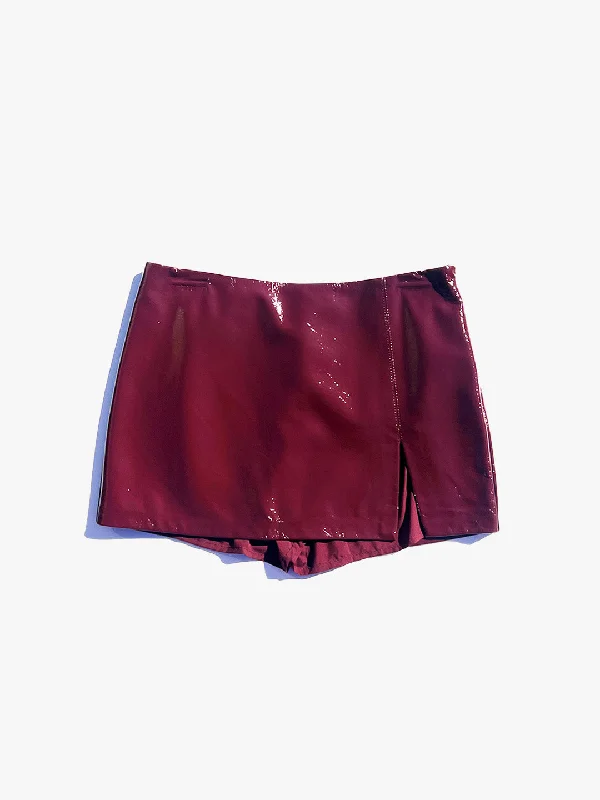 Moon Skort - Cherry Cola slim fit skirt
