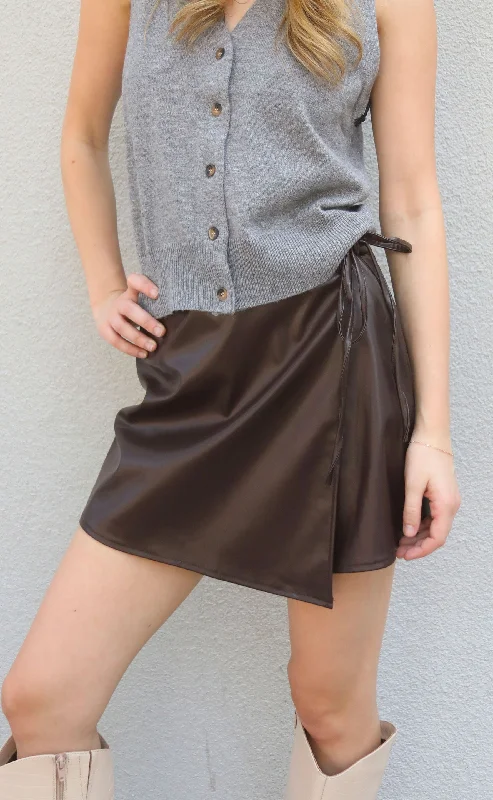 serving skort chiffon skirt flowing