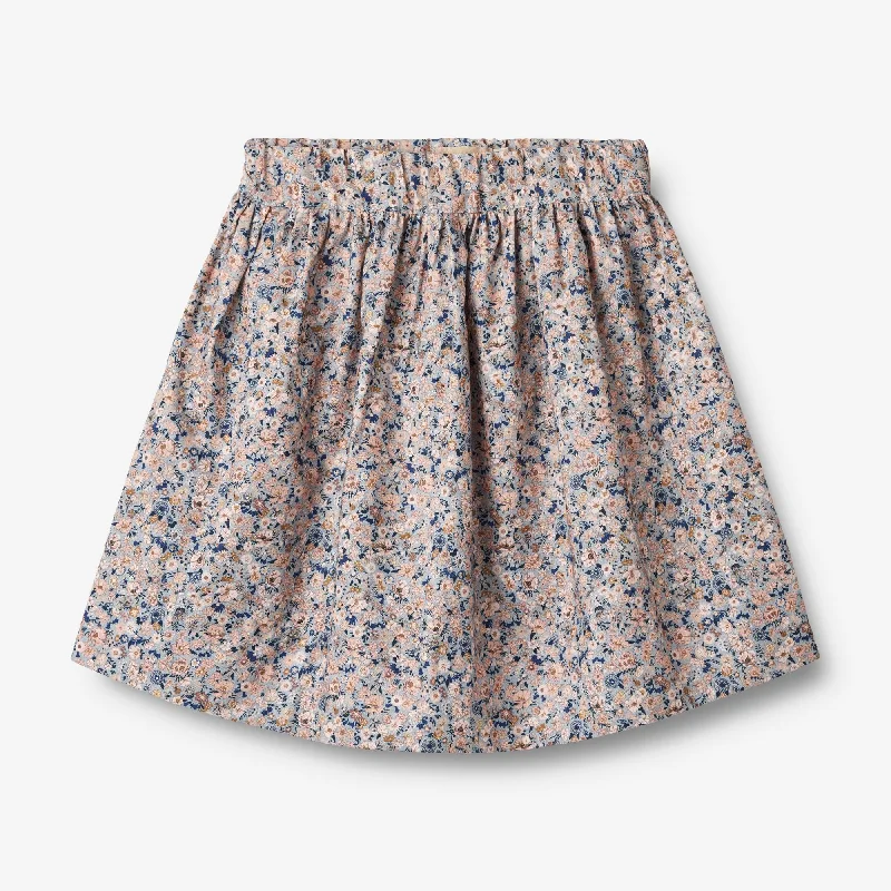Skirt Sissi - cloudy wild flowers chiffon skirt flowing