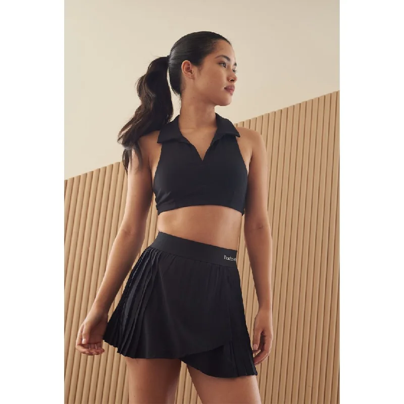 SPLIT PLEAT SKIRT wool skirt thick