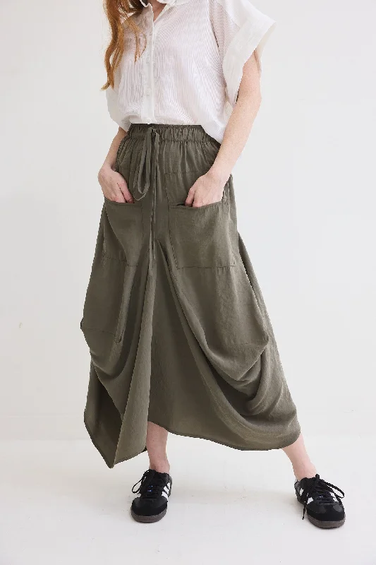 The Light Poplin Go-To Skirt chiffon skirt floaty